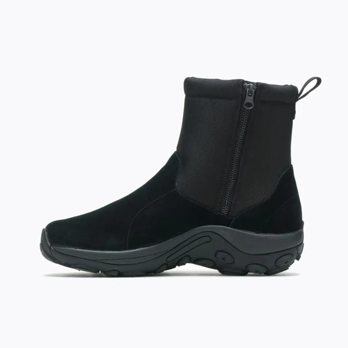 Merrell Jungle Mid Zip Polar Waterproof Ice Wide Width Black Men Winter Boots