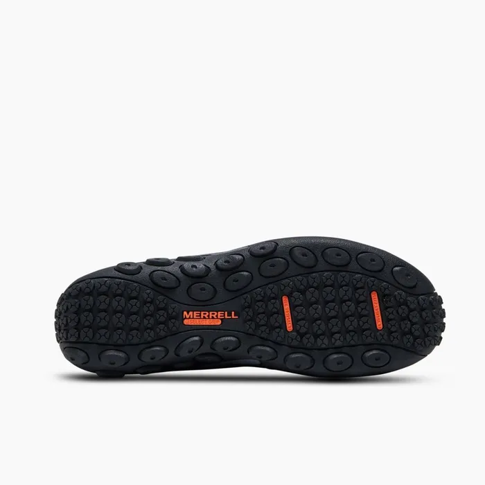 Merrell Jungle Moc Leather Comp Toe Work Shoe Black Men SlipOns