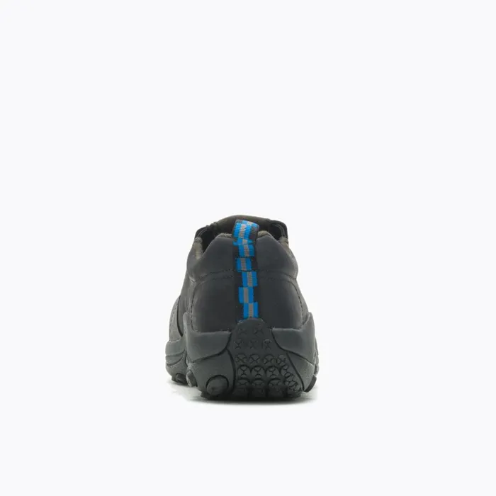 Merrell Jungle Moc Leather Comp Toe Work Shoe Black Men SlipOns