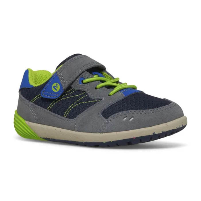 Merrell Little Bare Steps A83 Sneaker Navygreen Kids Wide Widths