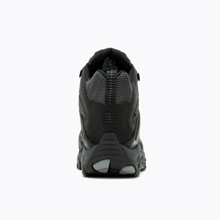 Merrell Moab Vertex 2 Mid Waterproof Carbon Fiber Work Boot Wide Width Blackgranite Men Boots