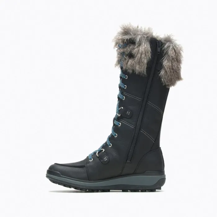Merrell Snowcreek Tall Polar Waterproof Black Women Boots