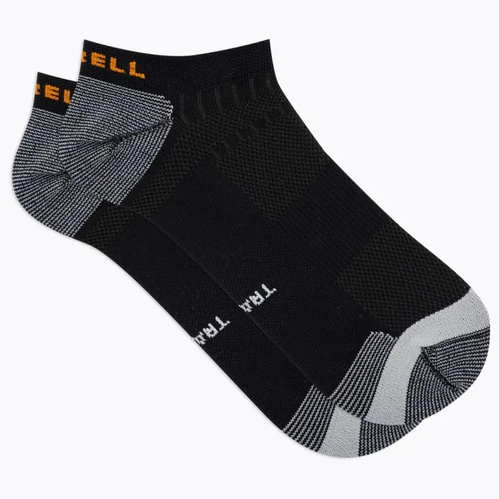 Merrell Trail Runner Lightweight No Show Sock Black MenWomen Socks