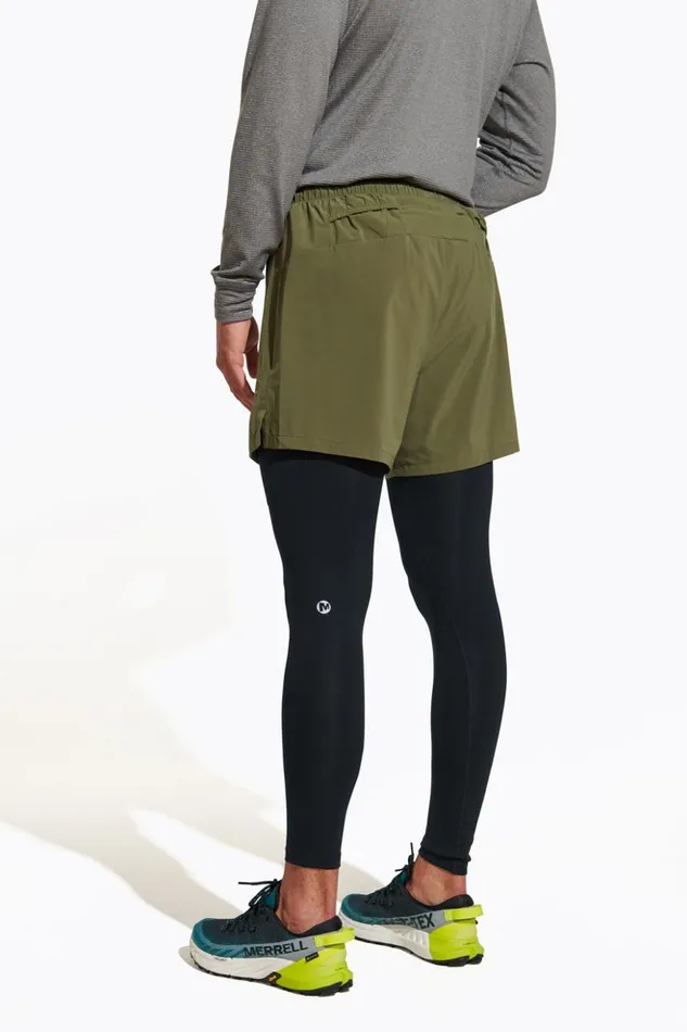 Merrell Trail Running Short Dusty Olive Men Bottoms