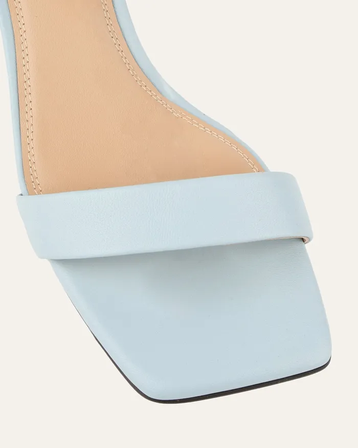 MID SANDALS jomercer Women Helen mid sandals dusty blue leather MID SANDALS jomercer Women Helen mid sandals dusty blue leather