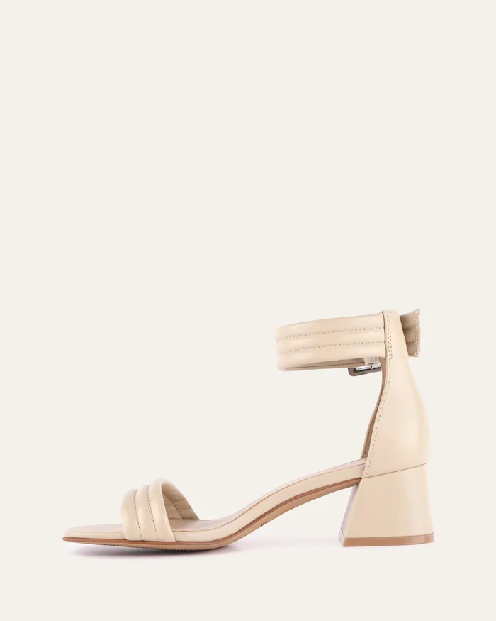 MID SANDALS jomercer Women Lyric mid heel sandals sand leather MID SANDALS jomercer Women Lyric mid heel sandals sand leather