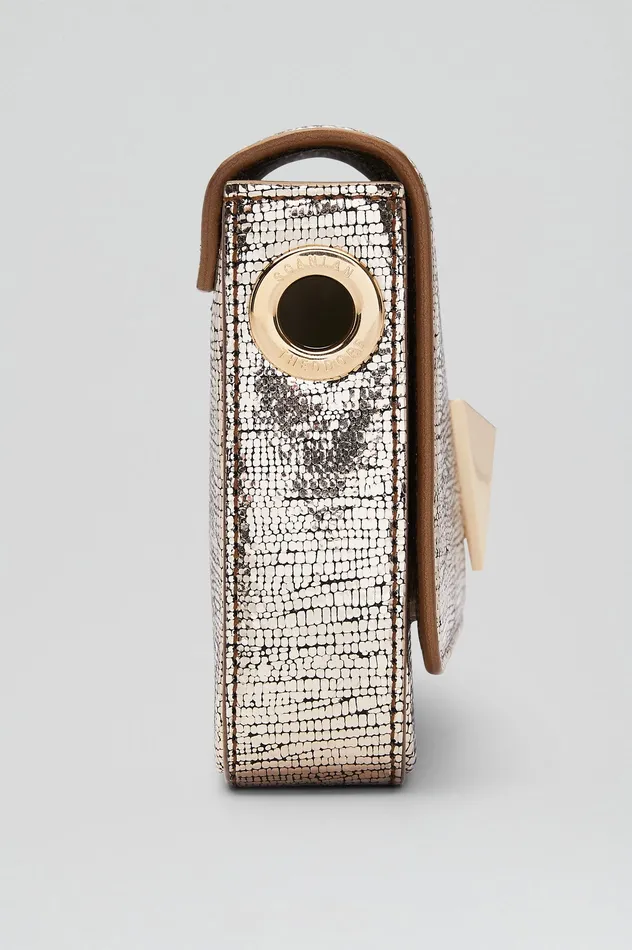 MINI METALLIC SLIM BAG GOLD Leather Scanlan Theodore Women MINI METALLIC SLIM BAG GOLD Leather Scanlan Theodore Women