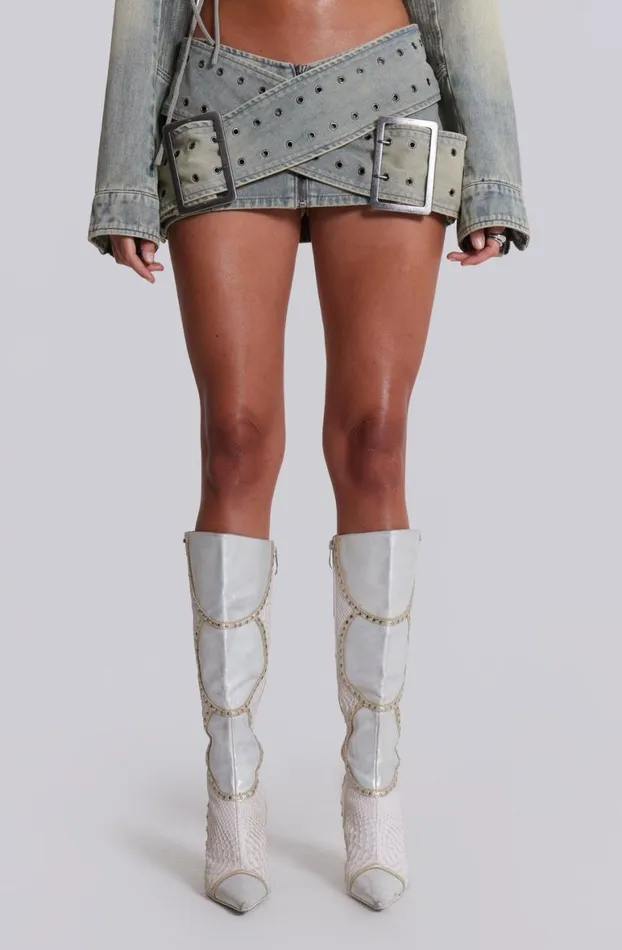 Mini Skirts Women Jaded London Denim Assassin Micro Mini Skirt