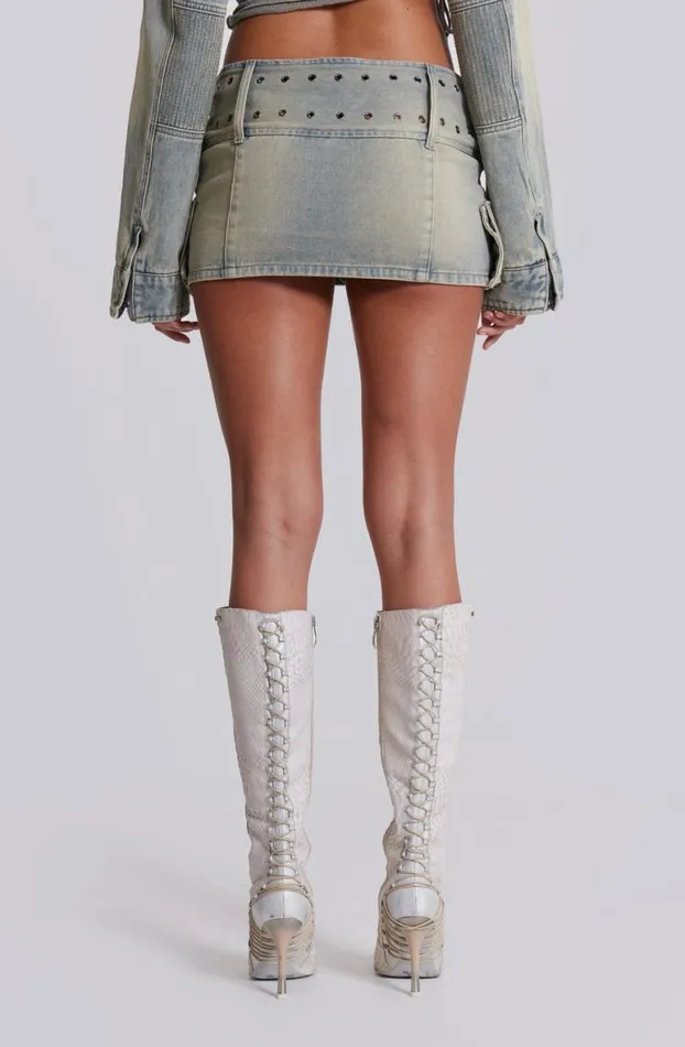 Mini Skirts Women Jaded London Denim Assassin Micro Mini Skirt