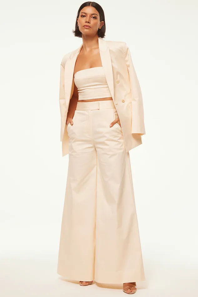 Misa Los Angeles Candy Bandeau Parchment Women Tops