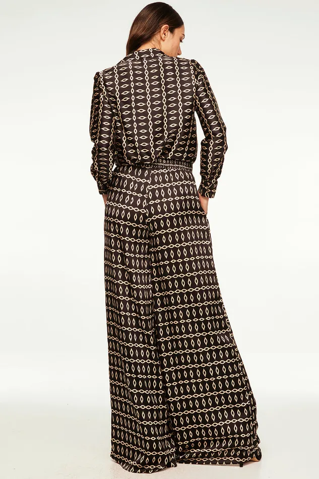 Misa Los Angeles Celine Top Go West Geo Mix Women Matching Sets