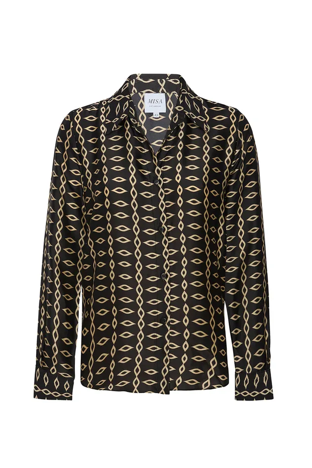 Misa Los Angeles Celine Top Go West Geo Mix Women Matching Sets