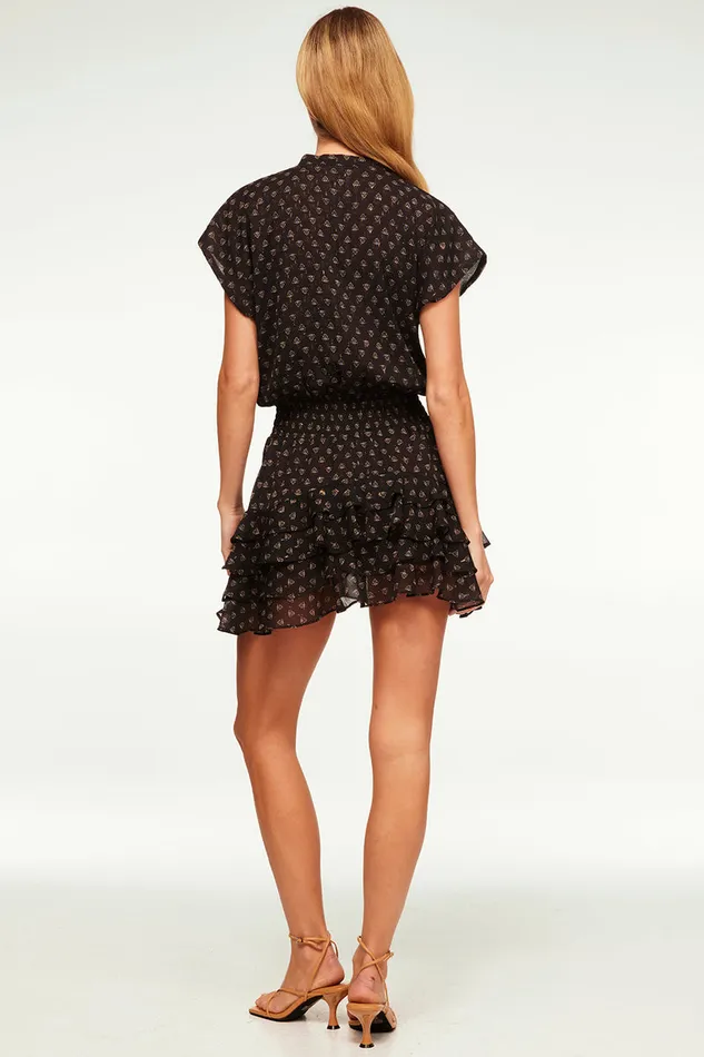 Misa Los Angeles Evie Dress Black Lapis Eye Women Dresses