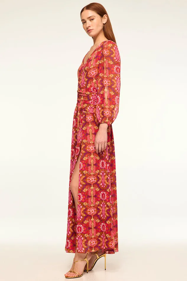 Misa Los Angeles Imelda Dress Chic Nostalgic Chiffon Women Dresses