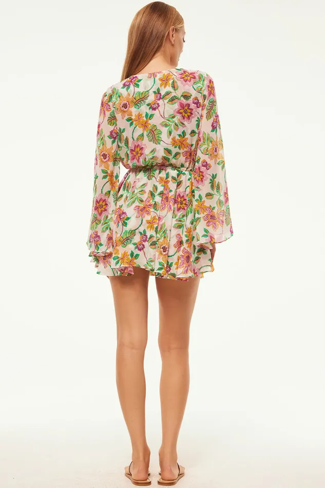 Misa Los Angeles Kaia Dress Flora Exotica Chiffon Women Dresses
