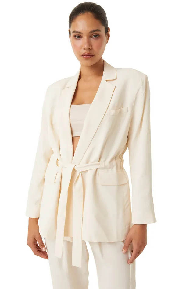 Misa Los Angeles Kelsey Jacket Ivory Women Jackets