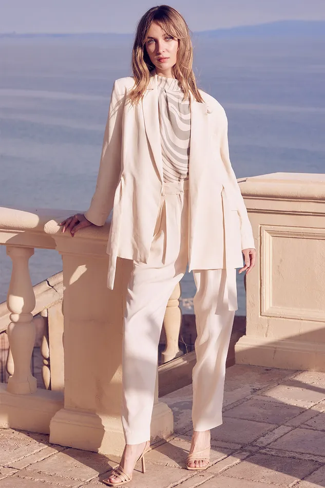 Misa Los Angeles Kelsey Jacket Ivory Women Jackets