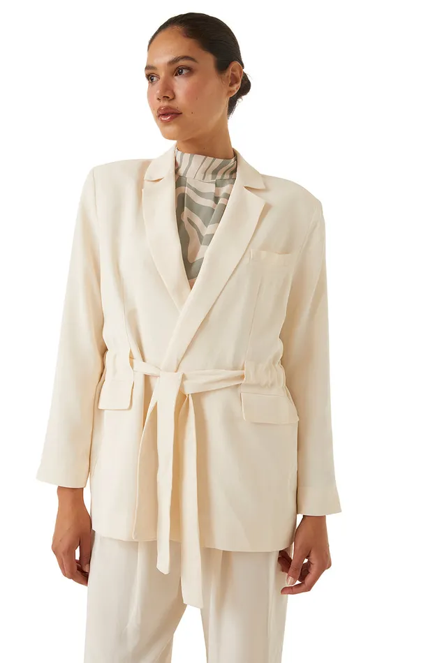 Misa Los Angeles Kelsey Jacket Ivory Women Jackets