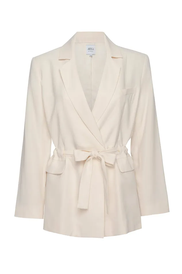 Misa Los Angeles Kelsey Jacket Ivory Women Jackets