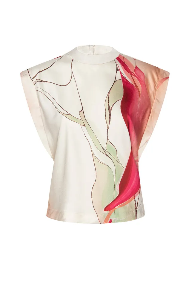 Misa Los Angeles Lucy Top Divine Marble Women Matching Sets