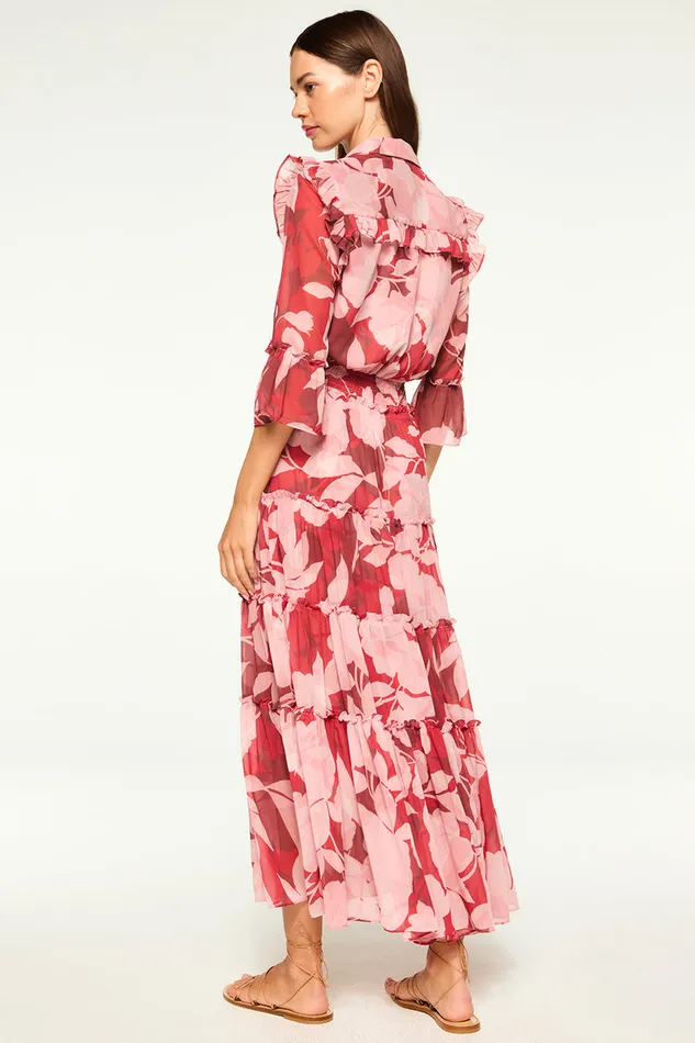 Misa Los Angeles Pamelina Dress Flora Rosada Women Dresses