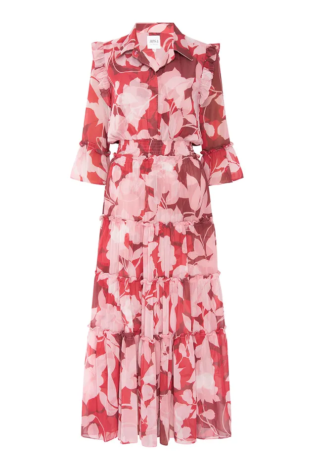 Misa Los Angeles Pamelina Dress Flora Rosada Women Dresses