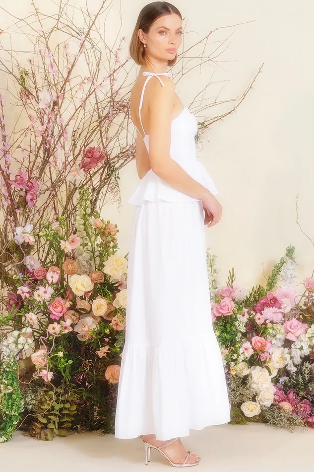Misa Los Angeles Rosie Dress White Women Dresses