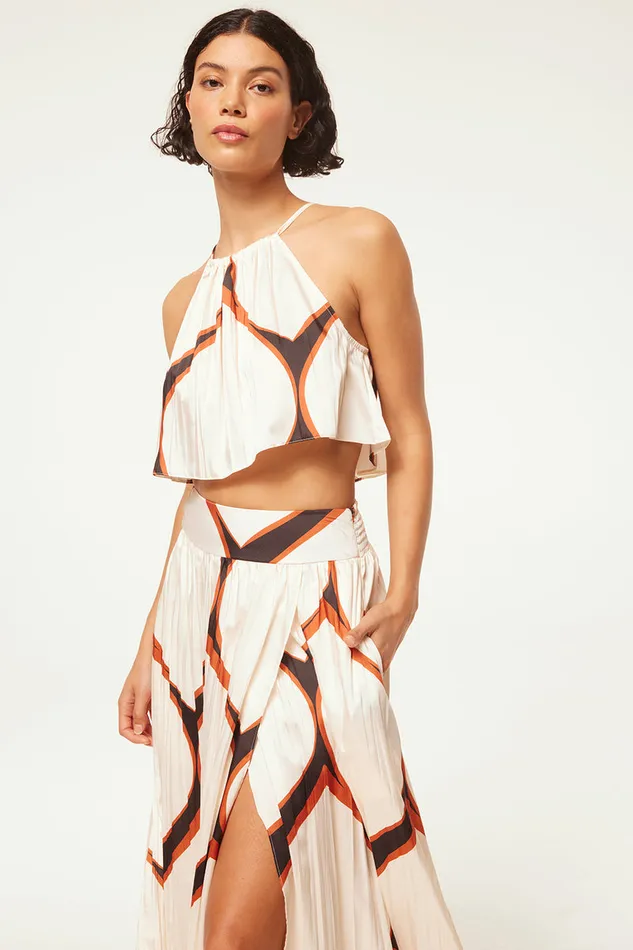 Misa Los Angeles Saana Top Los Cabos Geo Women Tops