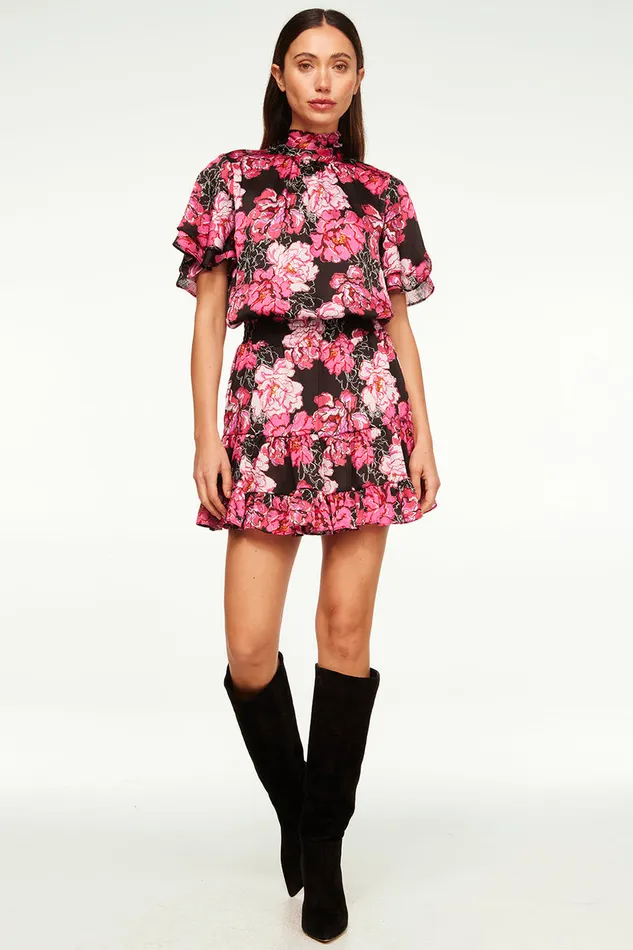 Misa Los Angeles Saffie Dress Pink Peony Women Dresses