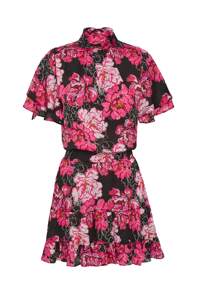 Misa Los Angeles Saffie Dress Pink Peony Women Dresses