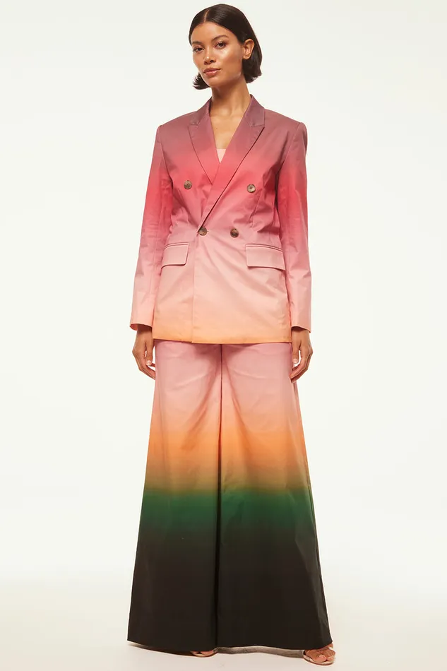 Misa Los Angeles Viva Blazer Cali Ombre Cotton Women Tops