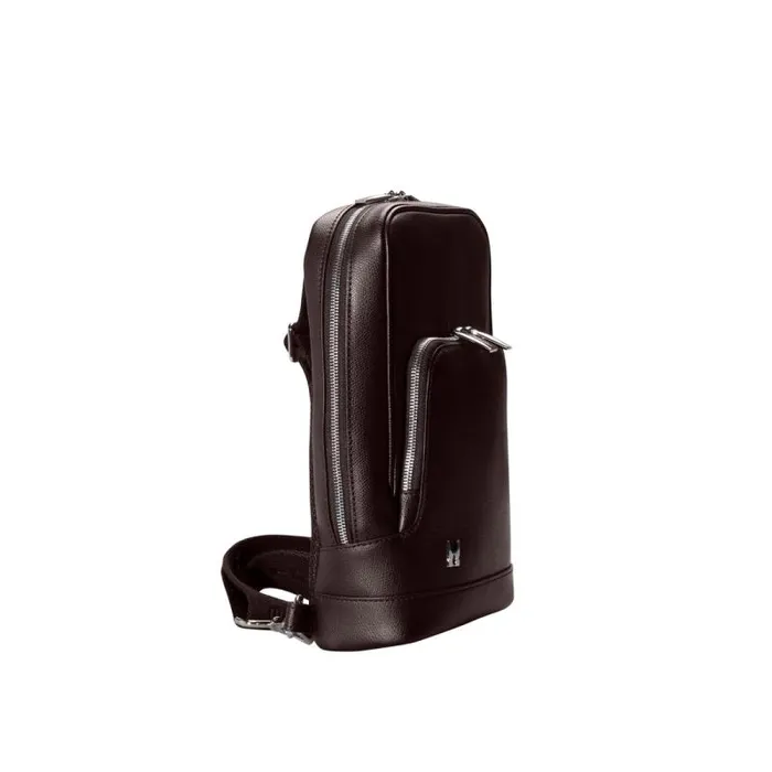 Moreschi Backpacks and Suitcases Brown Leather Bodypack 8211 Men