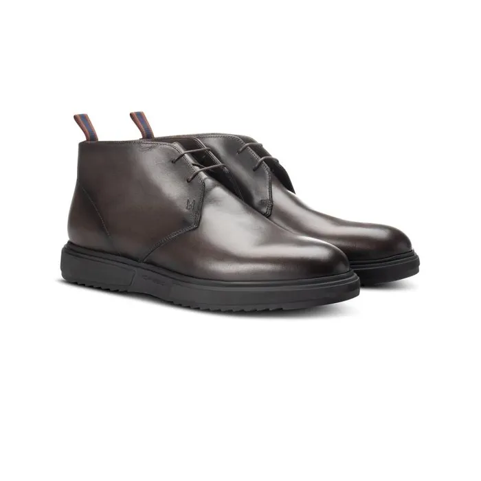 Moreschi Boots Grey Leather Desert Boot 8211 Men