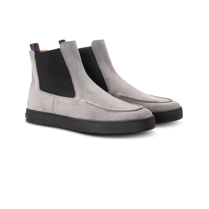 Moreschi Boots Grey Suede Ankle Boot 8211 Men