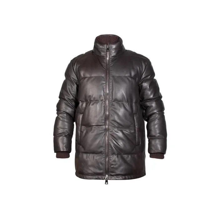 Moreschi Jacket Brown Leather Jacket 8211 Men