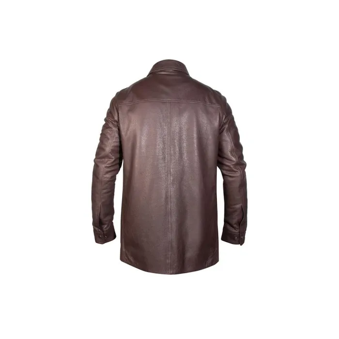 Moreschi Jacket Brown Leather Jacket 8211 Men