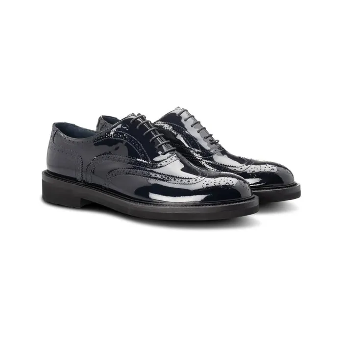Moreschi Lace Ups Blue Leather Oxford 8211 Men
