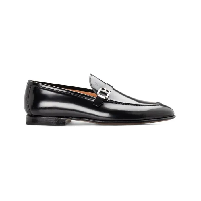 Moreschi Loafers Black Leather Loafer 8211 Men