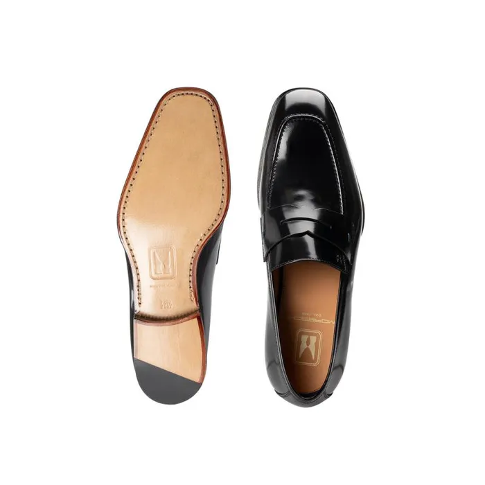 Moreschi Loafers Black Leather Loafer 8211 Men