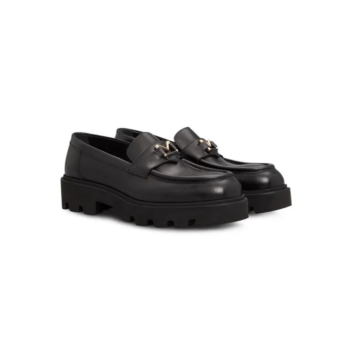 Moreschi Loafers Black Leather Loafer 8211 Women