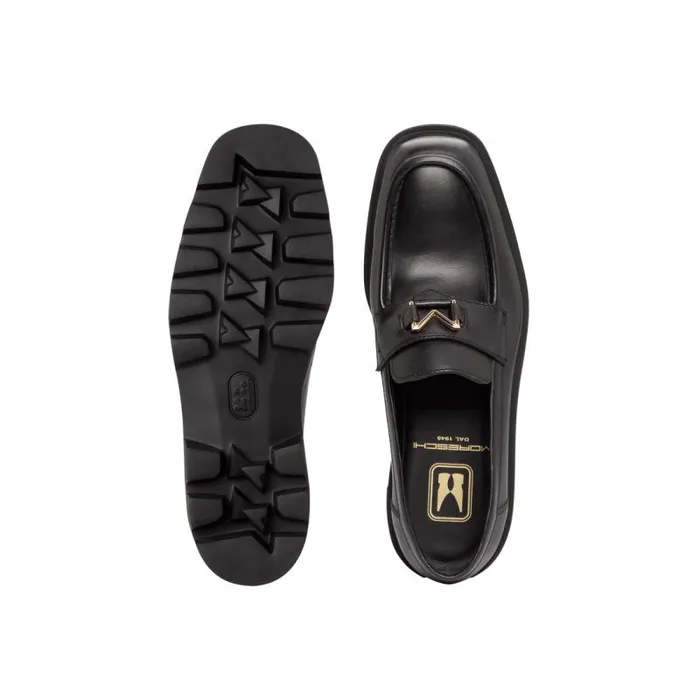 Moreschi Loafers Black Leather Loafer 8211 Women