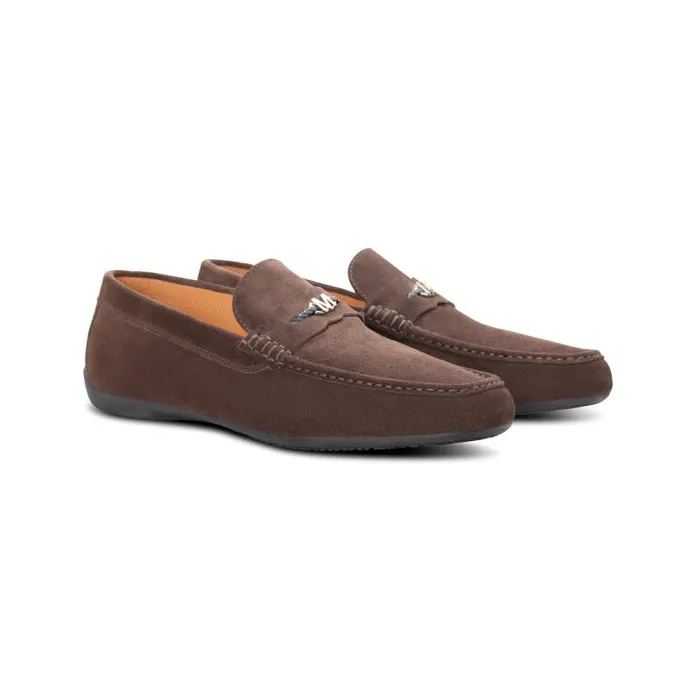 Moreschi Loafers Brown Suede Loafer 8211 Men