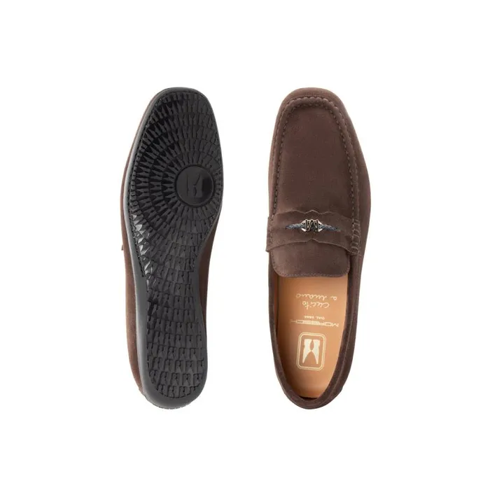 Moreschi Loafers Brown Suede Loafer 8211 Men