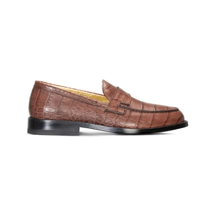 Moreschi Loafers FOR HER 8211 Dark Brown Leather Loafer 8211 Women