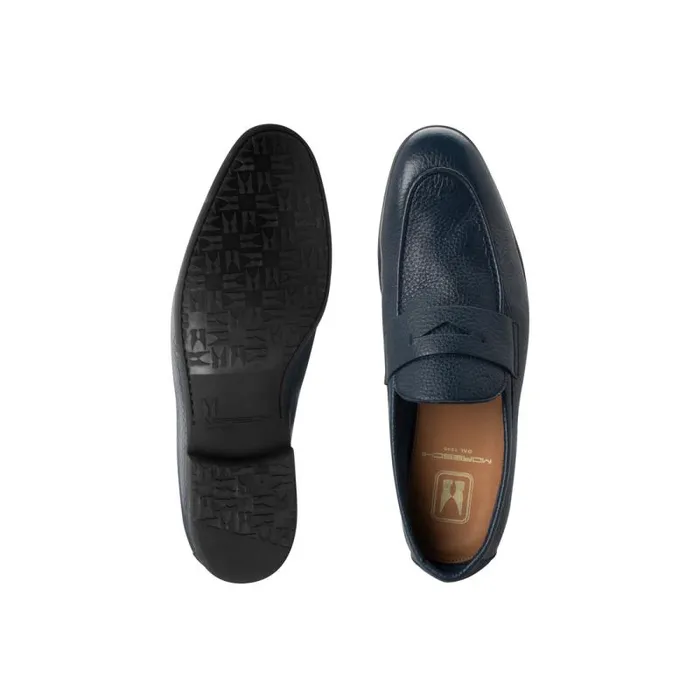 Moreschi Loafers Navy Blue Leather Loafer 8211 Men