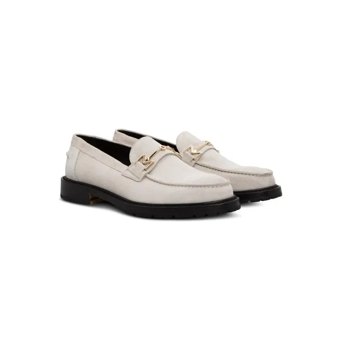 Moreschi Loafers White Suede Loafer 8211 Women