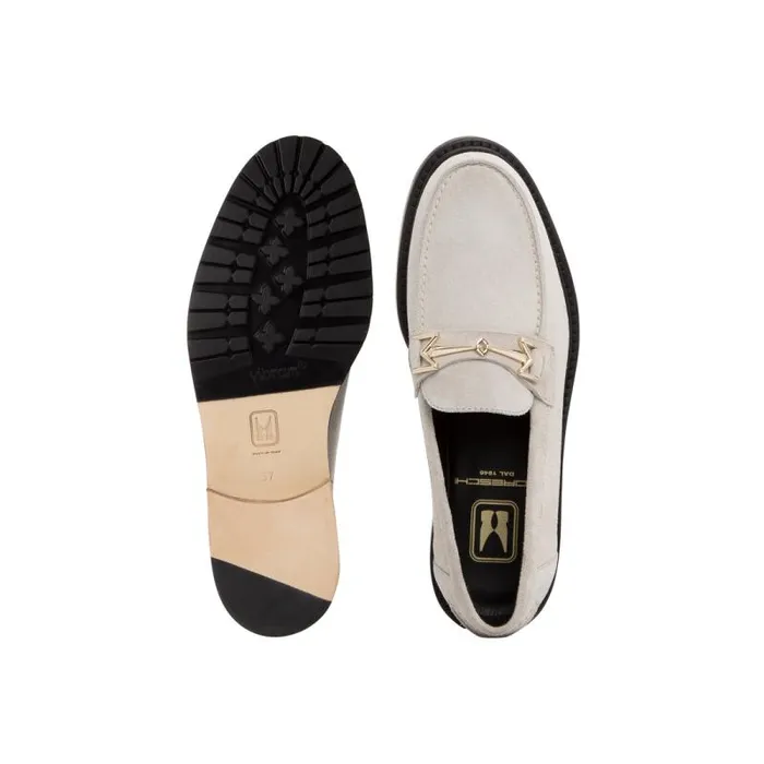 Moreschi Loafers White Suede Loafer 8211 Women