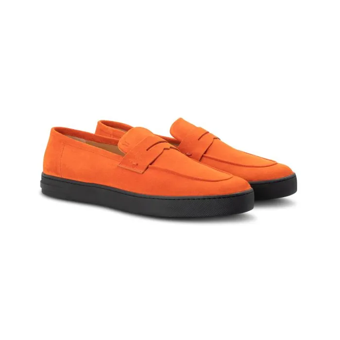 Moreschi Slipon Orange Suede Slip On 8211 Men