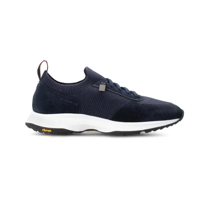 Moreschi Sneakers Blue Wool Knit Sneaker 8211 Men