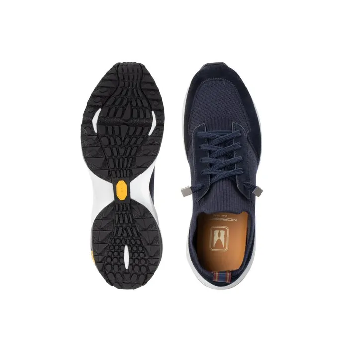 Moreschi Sneakers Blue Wool Knit Sneaker 8211 Men